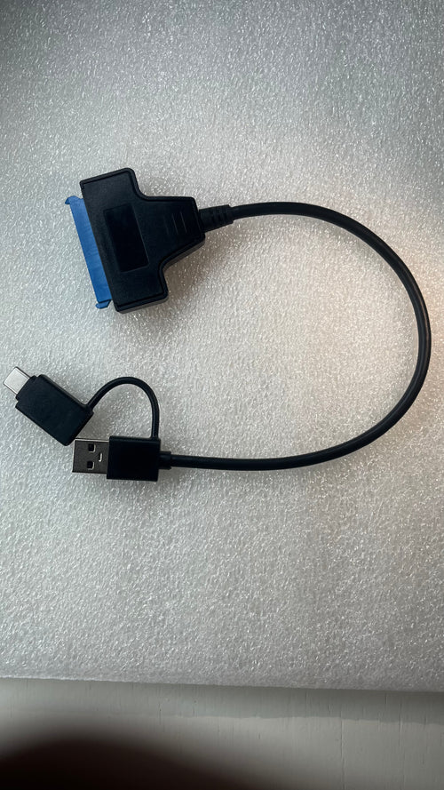 Sata To USB-C/USB-A Adapter I Adapteur Sata Vers USB-C/USB-A
