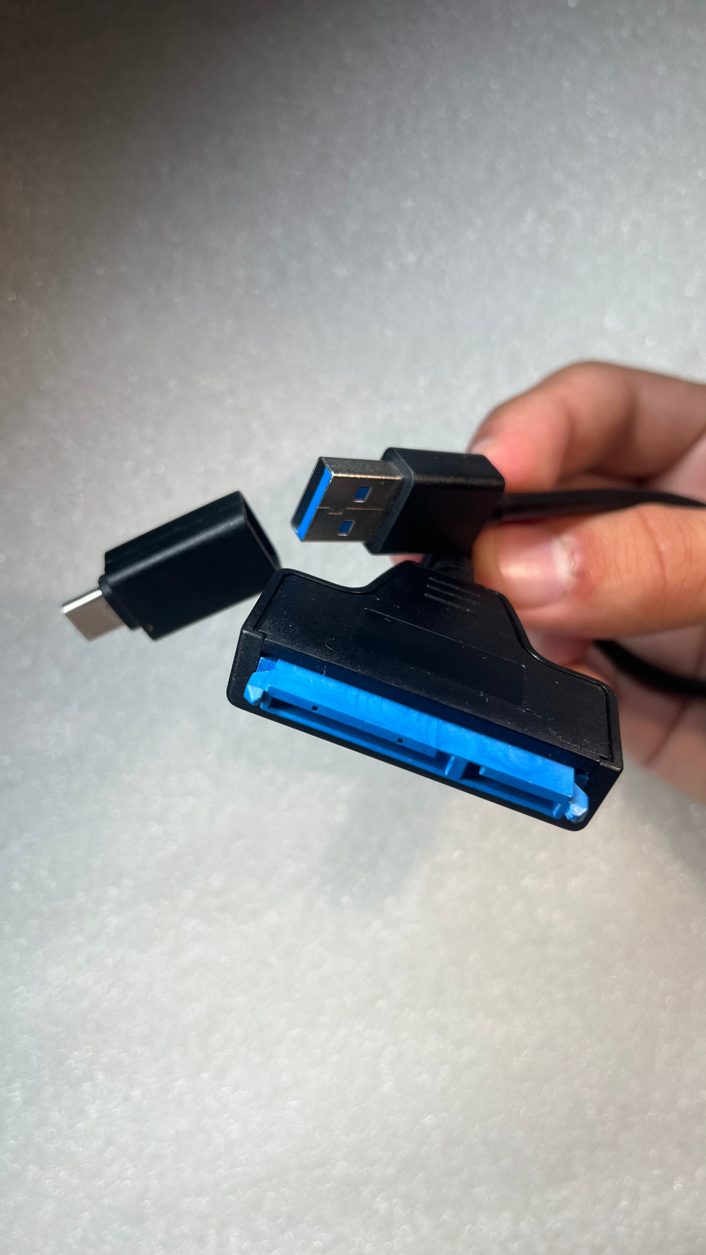 Sata To USB-C/USB-A Adapter I Adapteur Sata Vers USB-C/USB-A